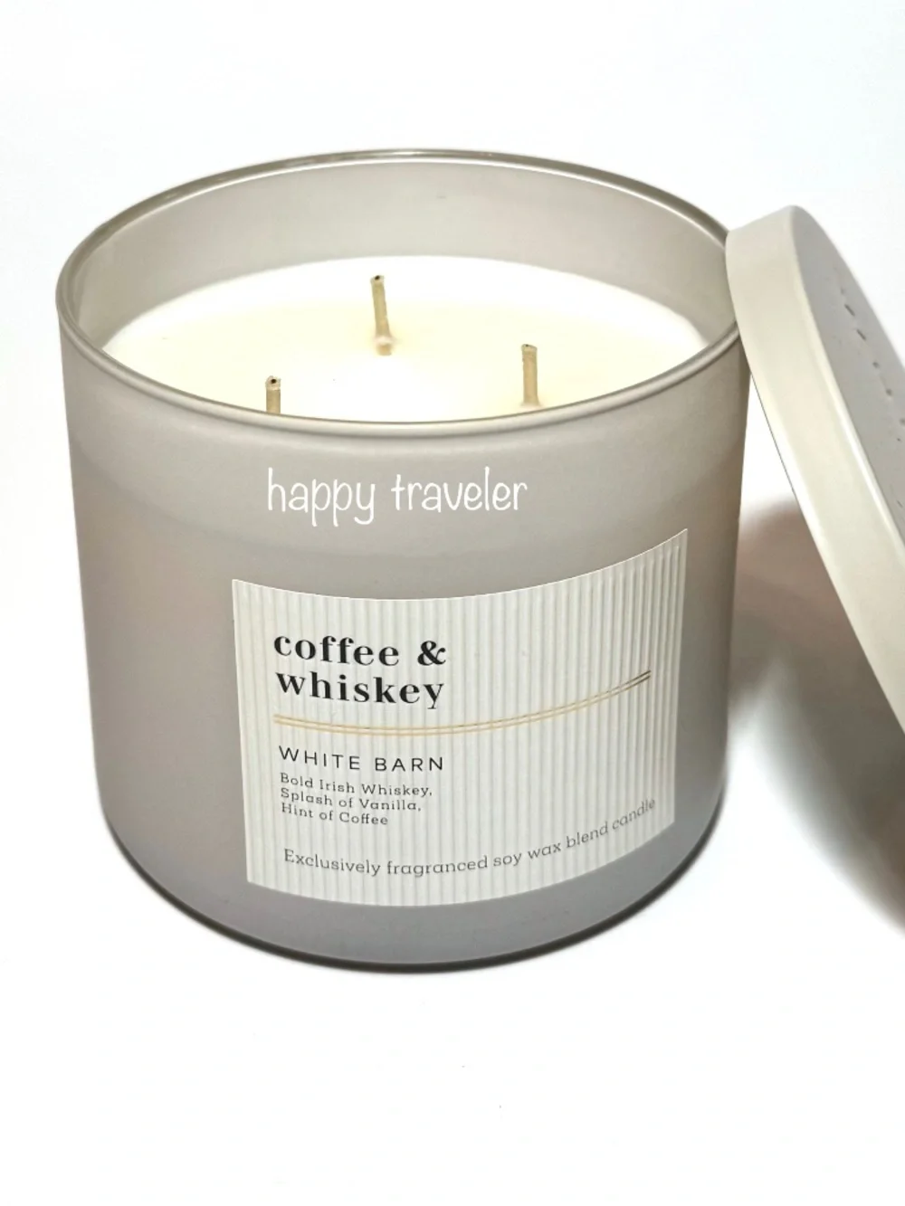 COFFEE WHISKEY 3 Wick Candle